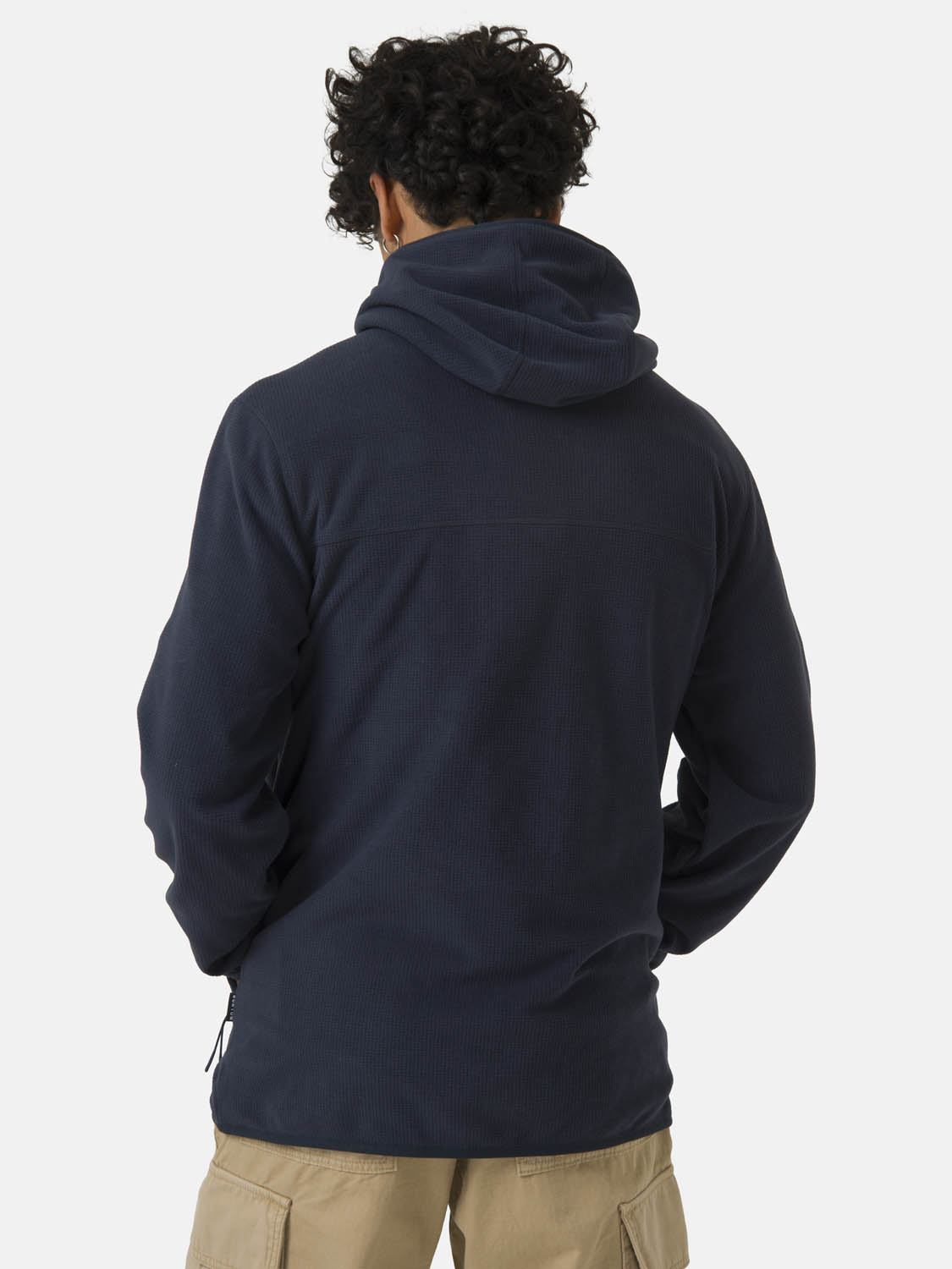POLERON UNISEX FULL ZIPPER HEXAGONAL AZUL  BURTON - 4