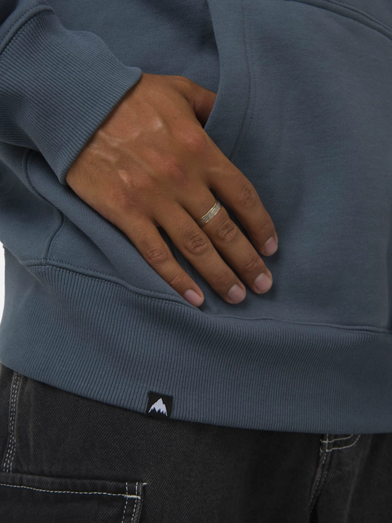 POLERON HOMBRE LEGACY GRIS  BURTON - 6