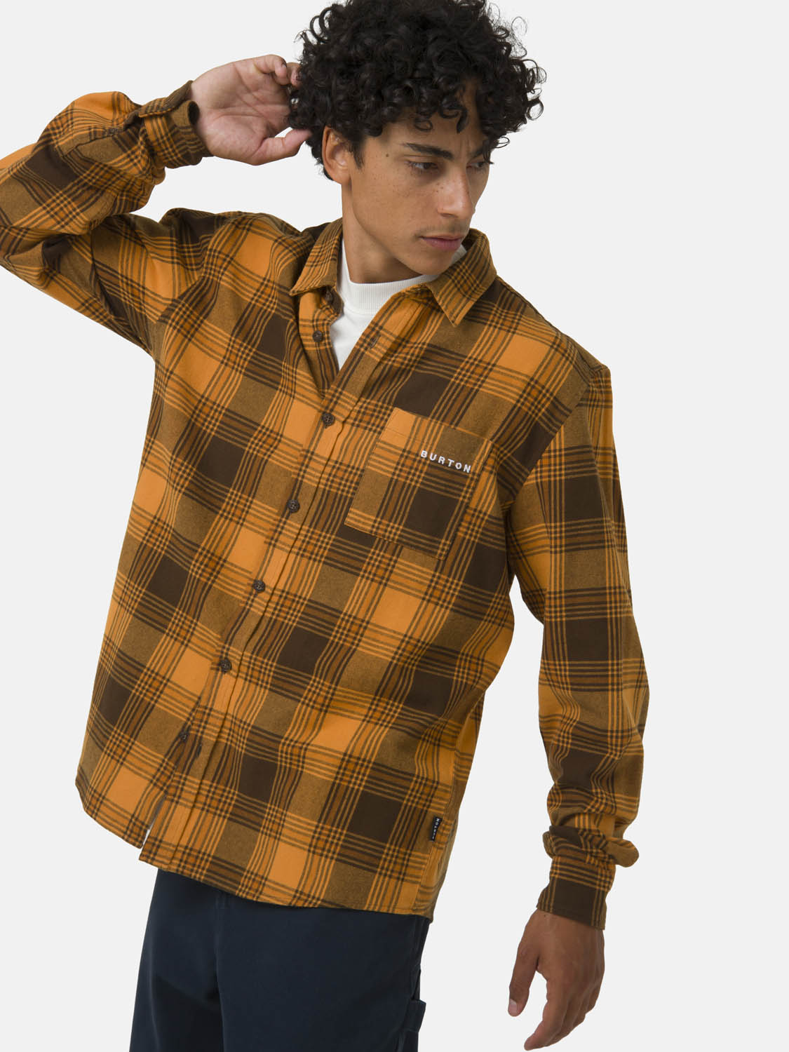CAMISA HOMBRE MANGA LARGA MULTICOLOR  BURTON - 1