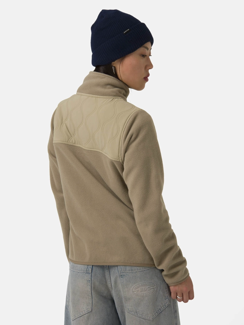 POLAR MUJER FULL ZIPPER BEIGE  BURTON - 2