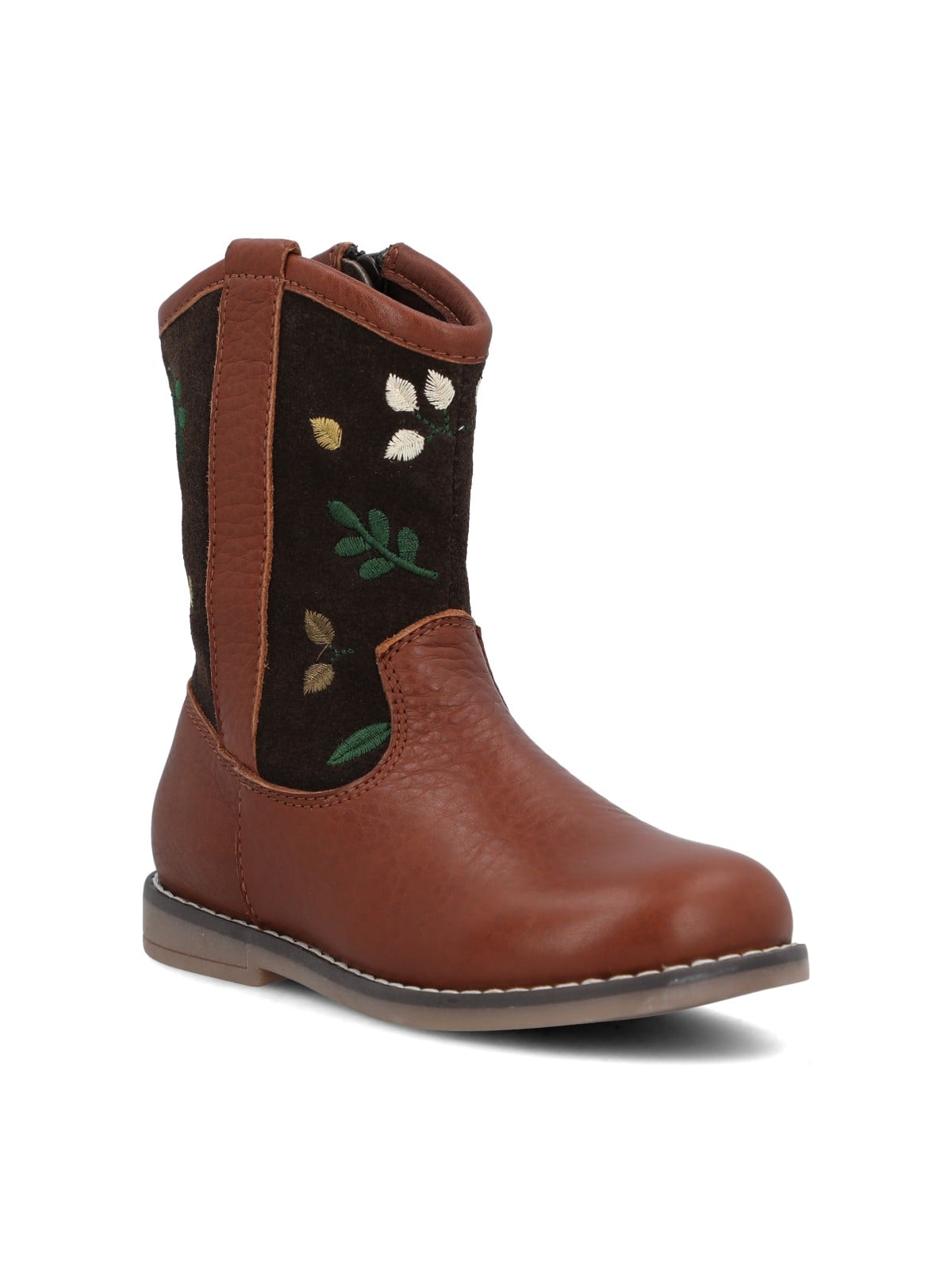 BOTA CUERO NIÑA ROMANA CAFE  OSCURO HUSH PUPPIES KIDS - 2