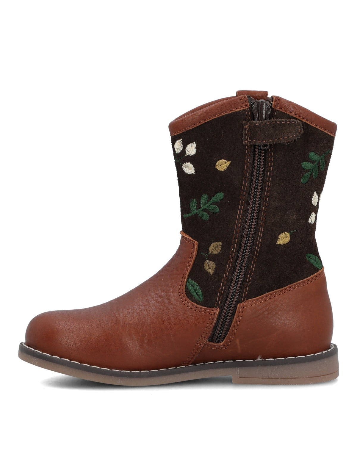 BOTA CUERO NIÑA ROMANA CAFE  OSCURO HUSH PUPPIES KIDS - 5