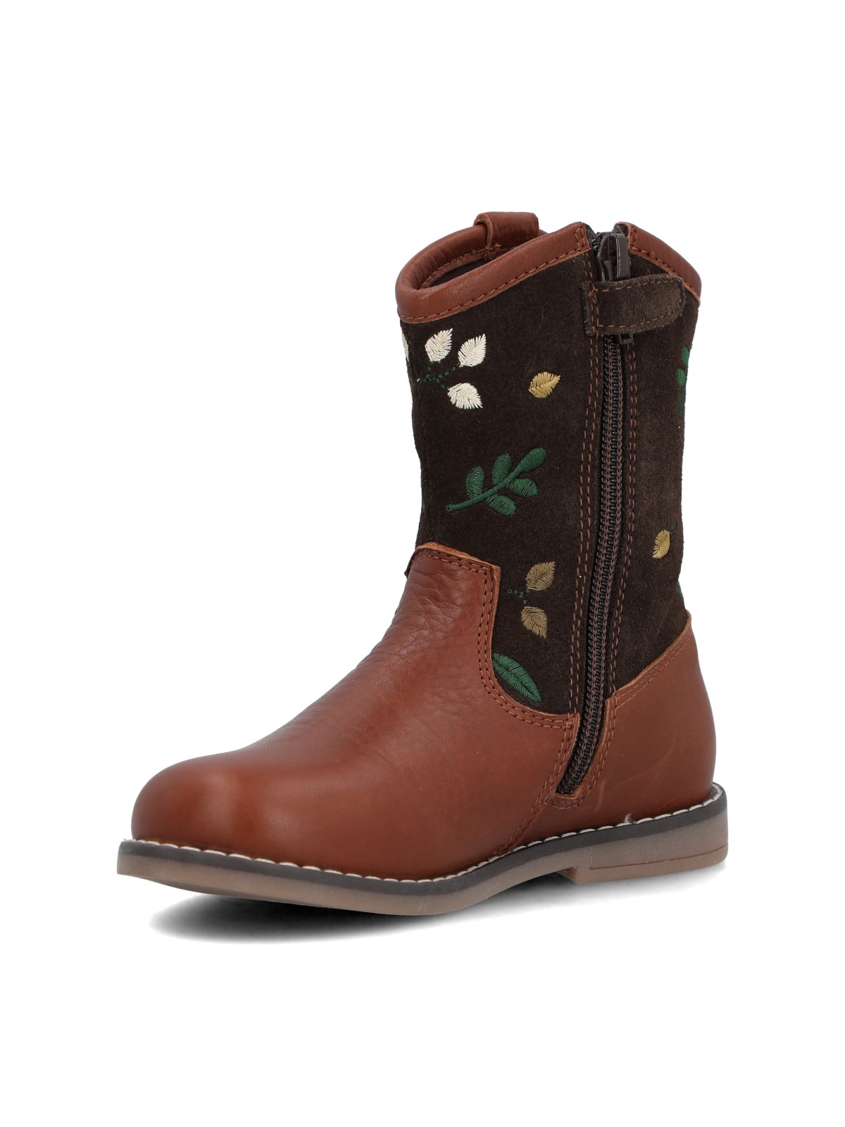 BOTA CUERO NIÑA ROMANA CAFE  OSCURO HUSH PUPPIES KIDS - 6