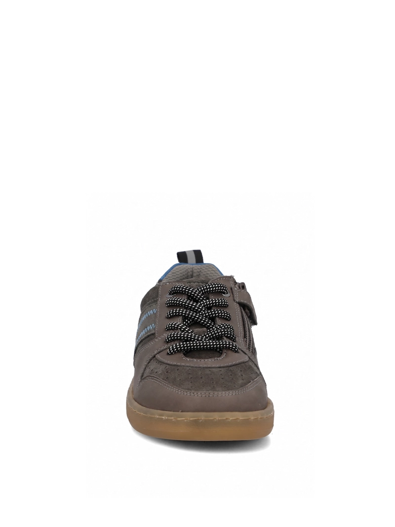 ZAPATILLA CUERO NIÑO OCASO GRIS HUSH PUPPIES KIDS - 4