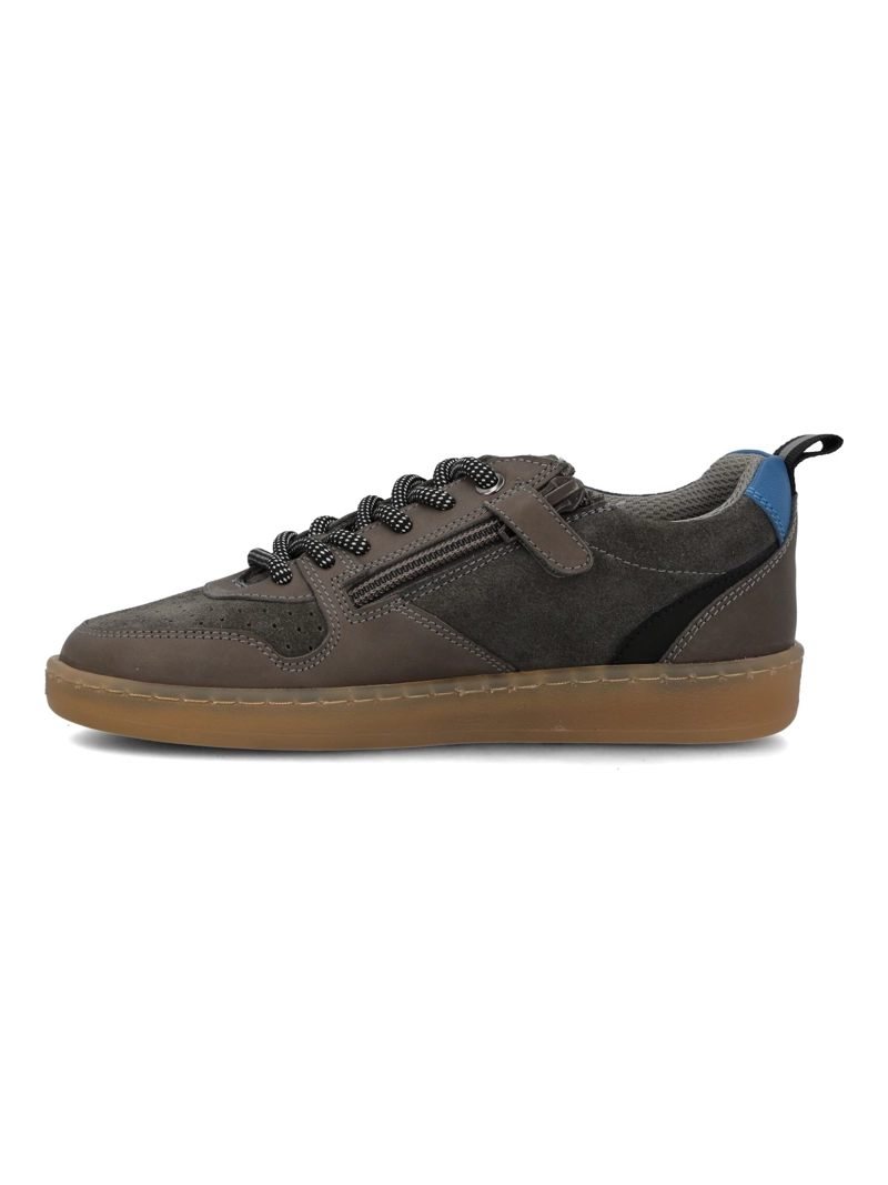 ZAPATILLA CUERO NIÑO OCASO GRIS HUSH PUPPIES KIDS - 5