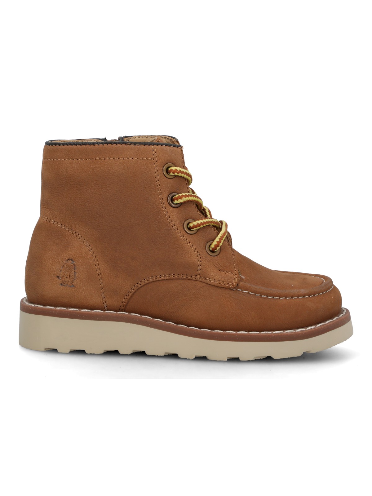 BOTIN CUERO NIÑO BRUMA CAFE  CLARO HUSH PUPPIES KIDS - 1