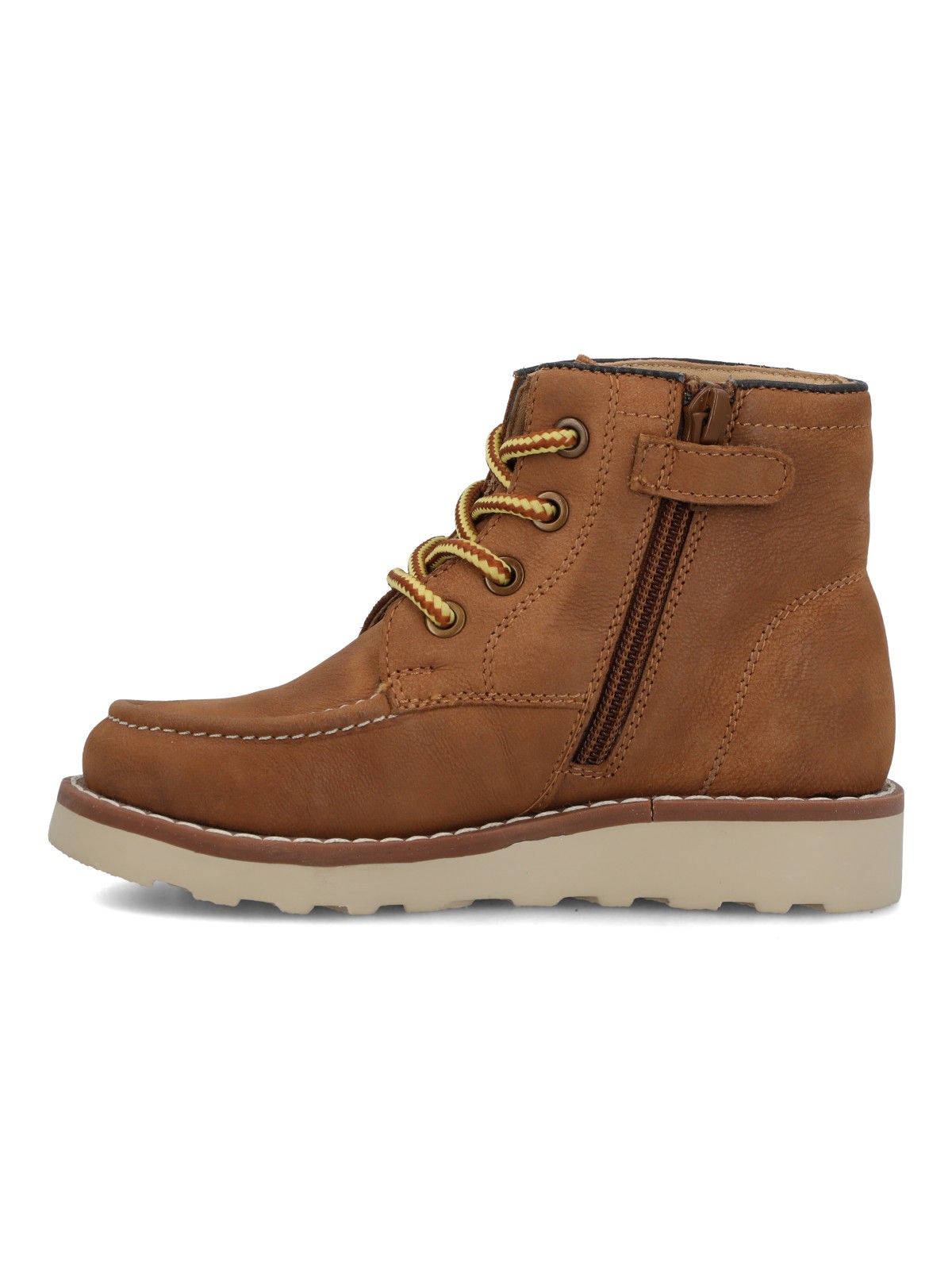 BOTIN CUERO NIÑO BRUMA CAFE  CLARO HUSH PUPPIES KIDS - 5