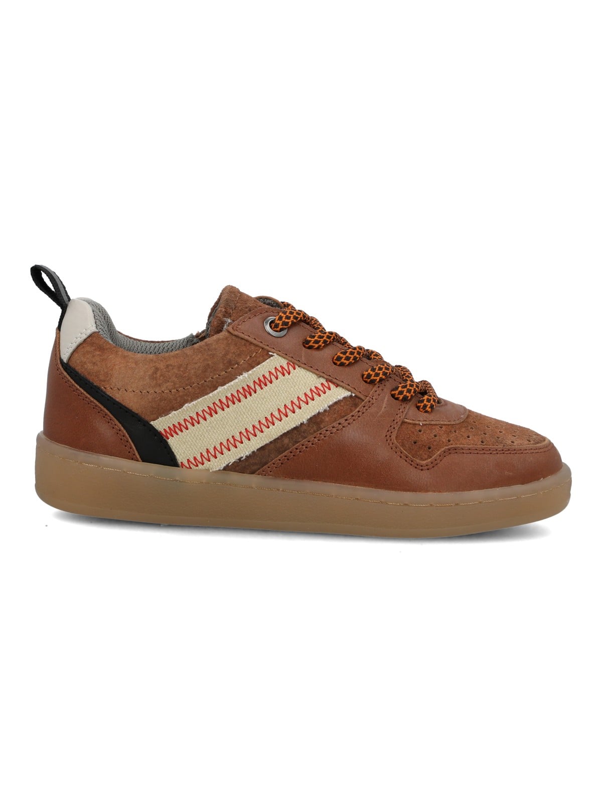 ZAPATILLA CUERO NIÑO OCASO CAFE  HUSH PUPPIES KIDS - 1