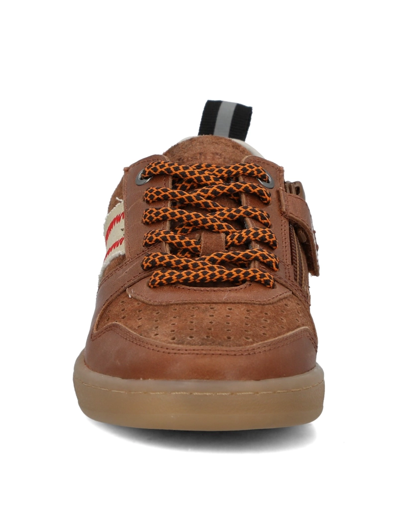 ZAPATILLA CUERO NIÑO OCASO CAFE  HUSH PUPPIES KIDS - 4