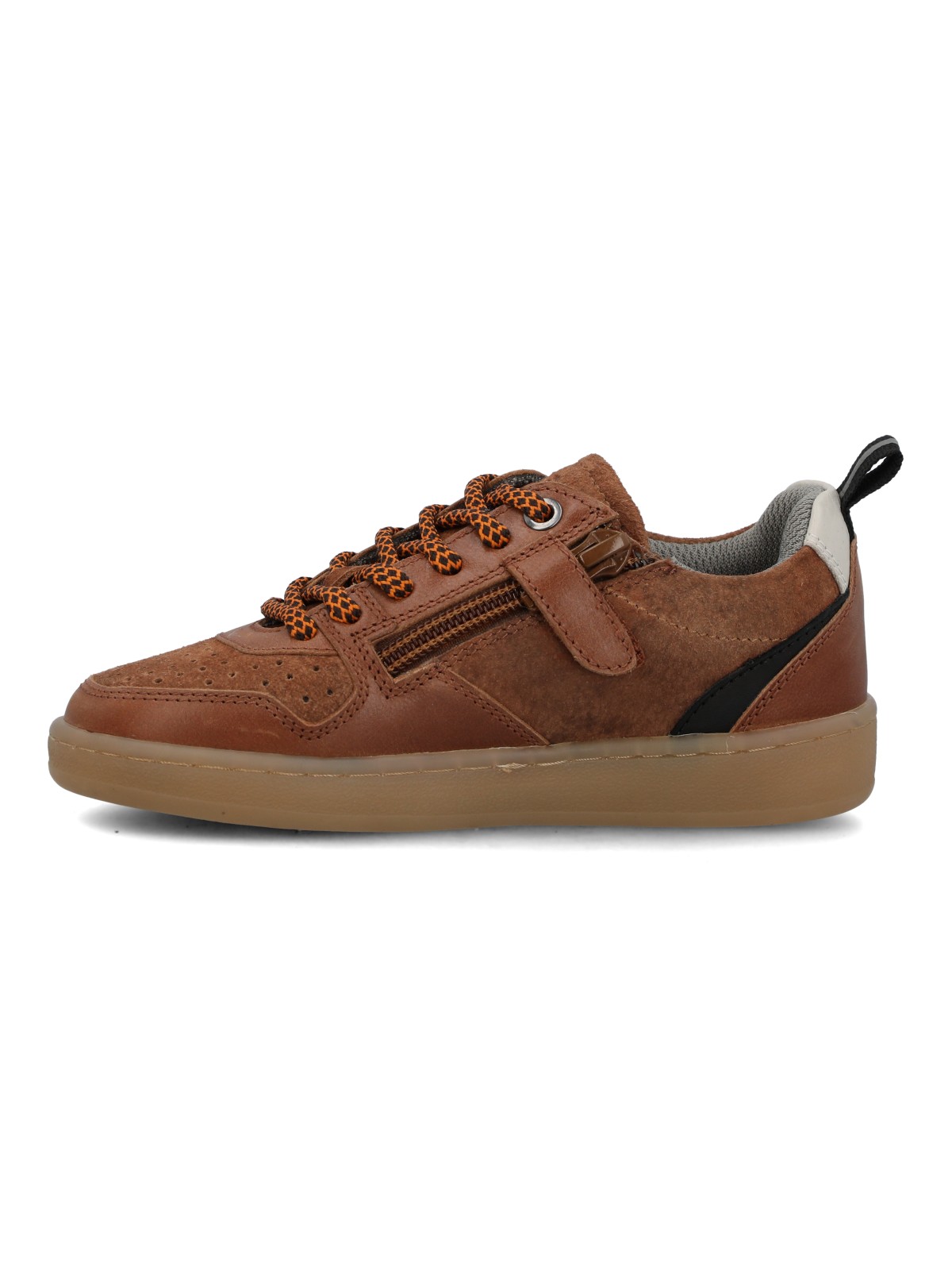 ZAPATILLA CUERO NIÑO OCASO CAFE  HUSH PUPPIES KIDS - 5