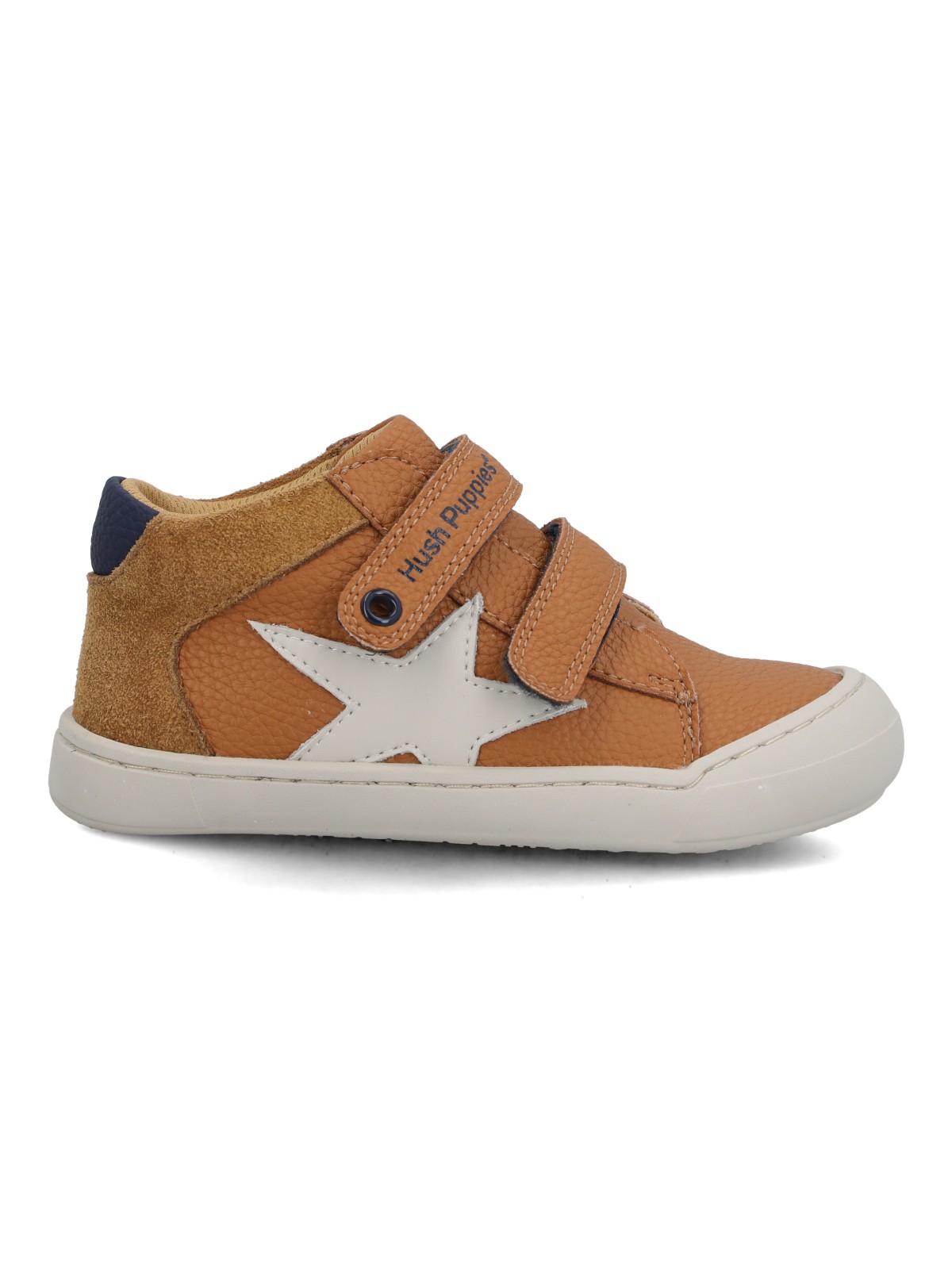 ZAPATILLA CUERO NIÑO CAU CAFE  HUSH PUPPIES KIDS - 1