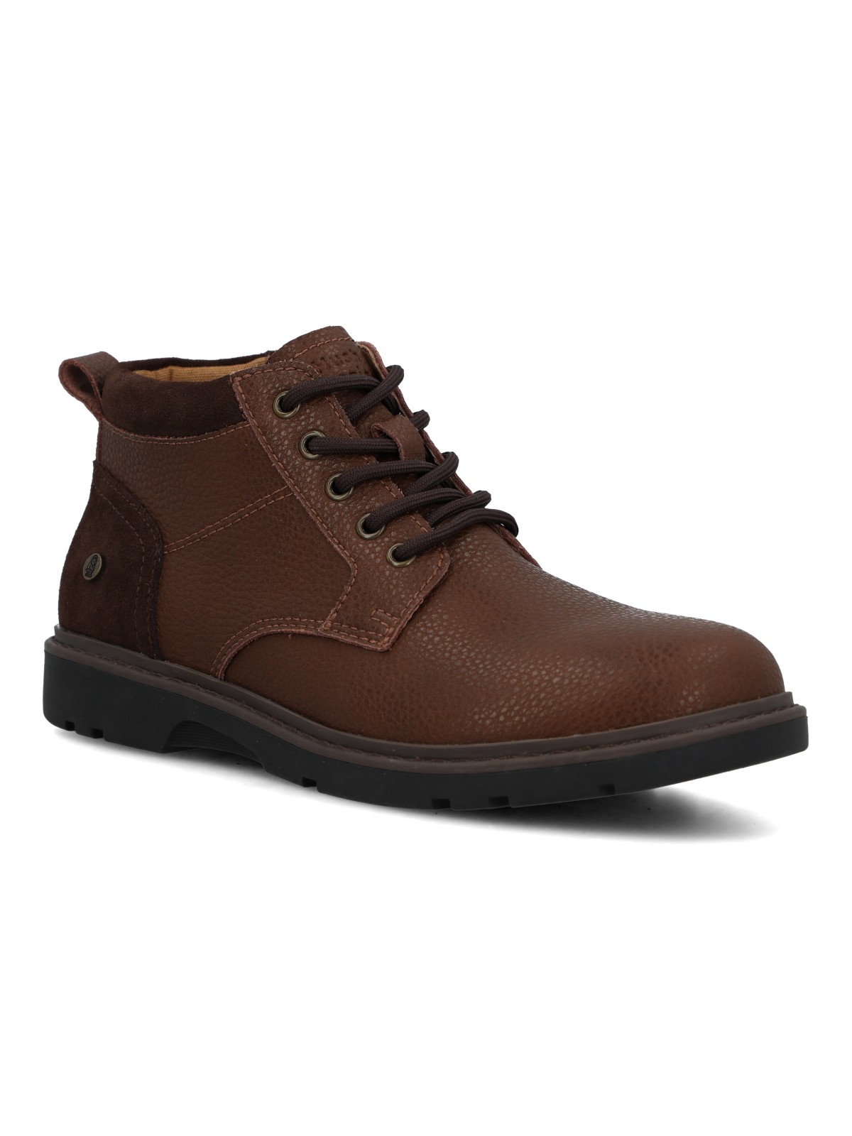 BOTIN CUERO NIÑO TICO CAFE  OSCURO HUSH PUPPIES KIDS - 2