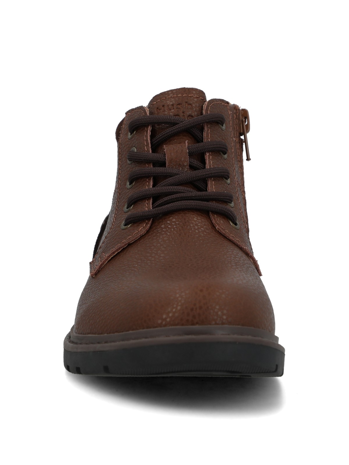 BOTIN CUERO NIÑO TICO CAFE  OSCURO HUSH PUPPIES KIDS - 4