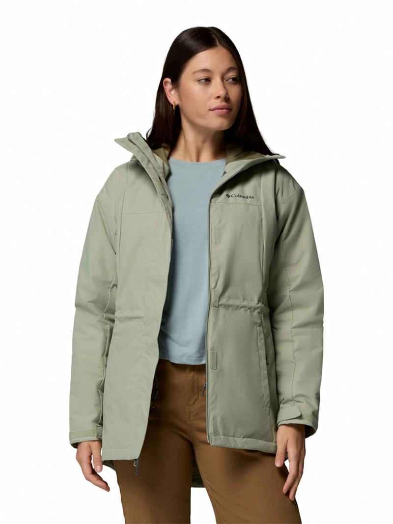 PARKA WP MUJER HIKEBOUND II LONG JK BEIGE COLUMBIA - 4