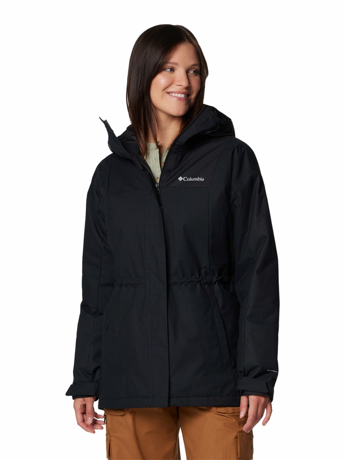 PARKA WP MUJER HIKEBOUND II LONG JK NEGRO COLUMBIA - 1