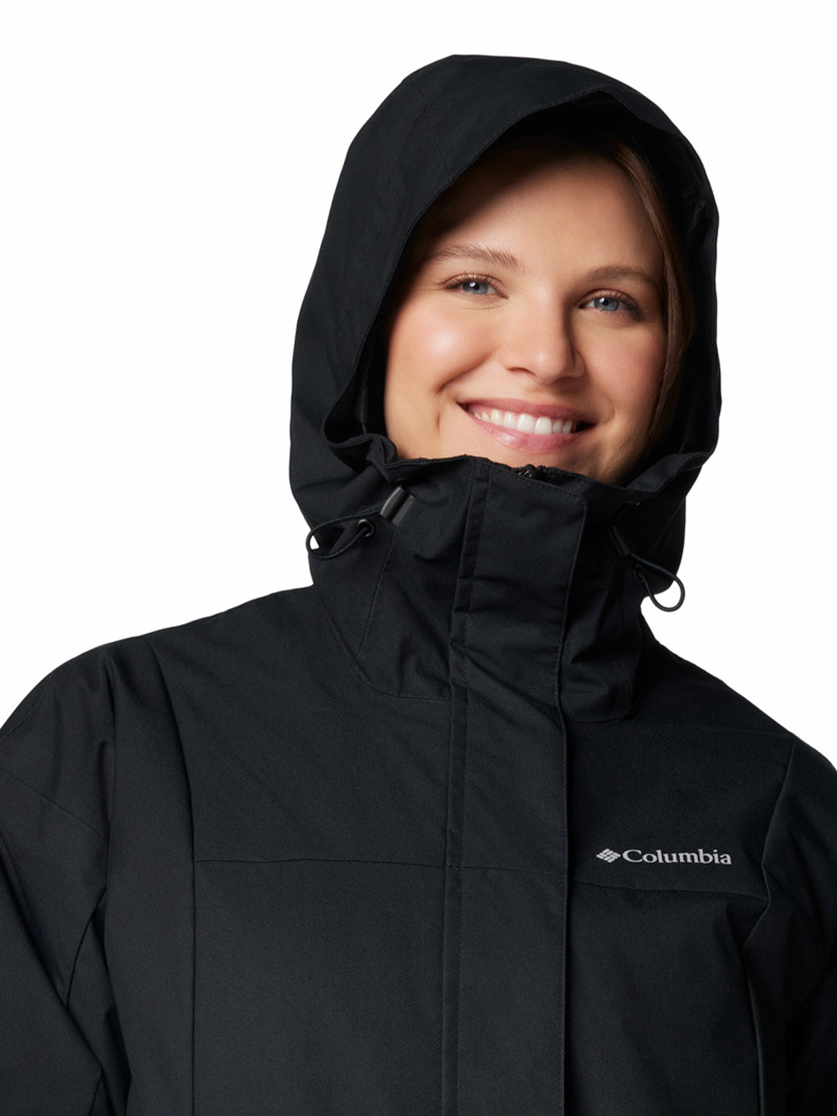 PARKA WP MUJER HIKEBOUND II LONG JK NEGRO COLUMBIA - 4
