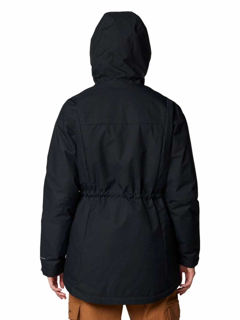 PARKA WP MUJER HIKEBOUND II LONG JK NEGRO COLUMBIA - 6