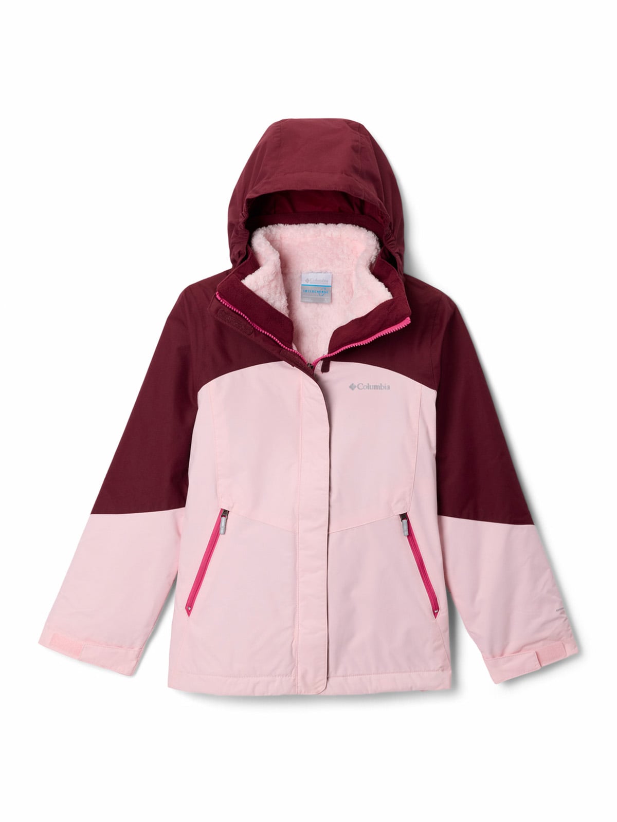 PARKA WP NIÑA BUGABOO III INTERCHANGE ROSADO COLUMBIA - 1
