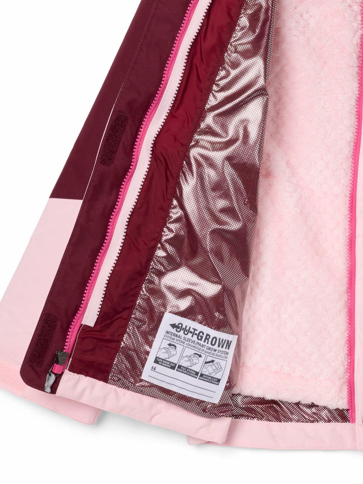 PARKA WP NIÑA BUGABOO III INTERCHANGE ROSADO COLUMBIA - 2