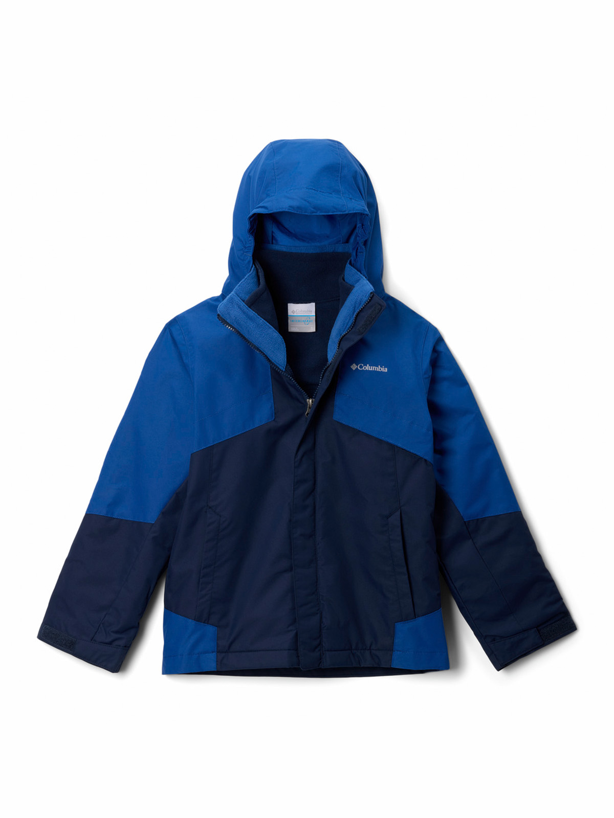 PARKA WP NIÑO BUGABOO III FLEECE INTERCH AZUL COLUMBIA - 1