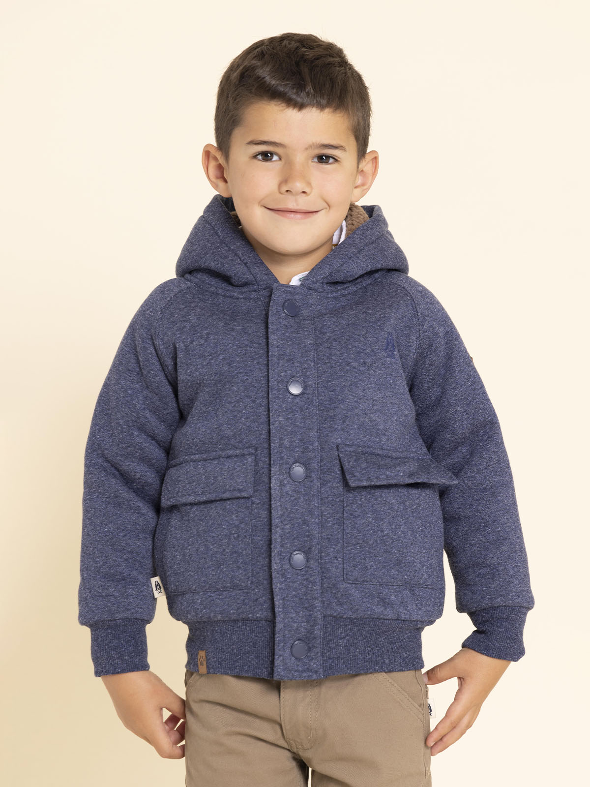 POLERON OTTO NIÑO AZUL HUSH PUPPIES KIDS - 1