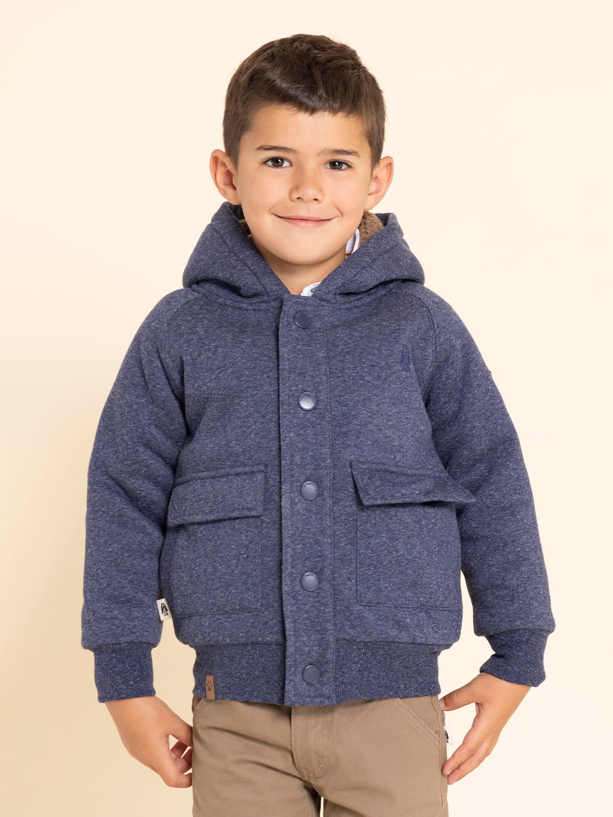 POLERON OTTO NIÑO AZUL HUSH PUPPIES KIDS - 1