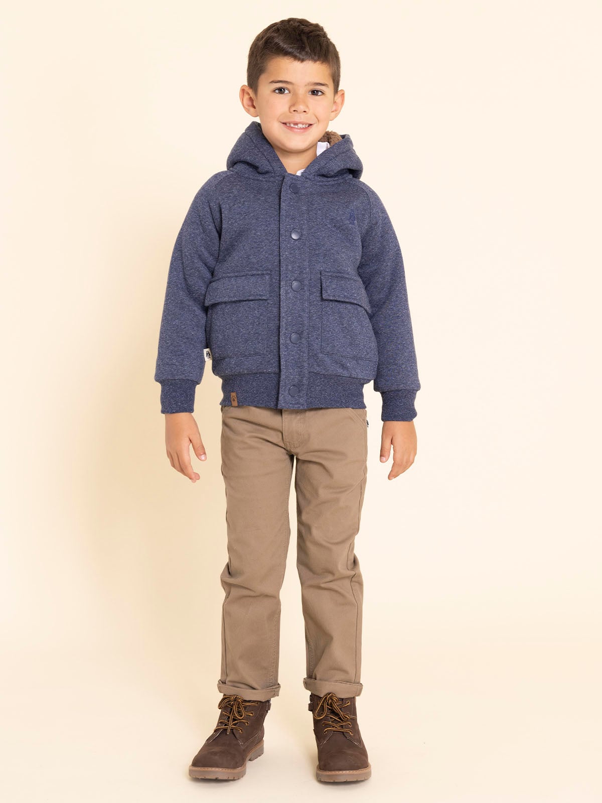 POLERON OTTO NIÑO AZUL HUSH PUPPIES KIDS - 5