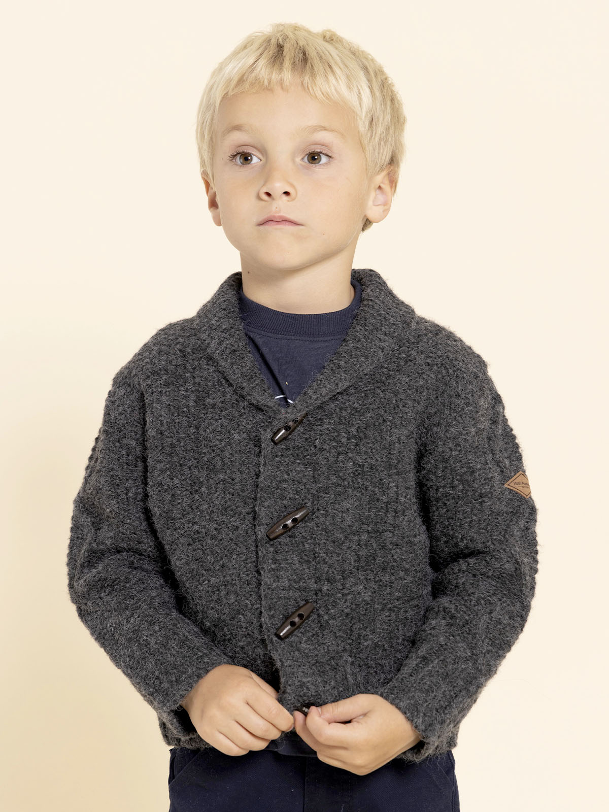 CHALECO ROY NIÑO GRIS HUSH PUPPIES KIDS - 1