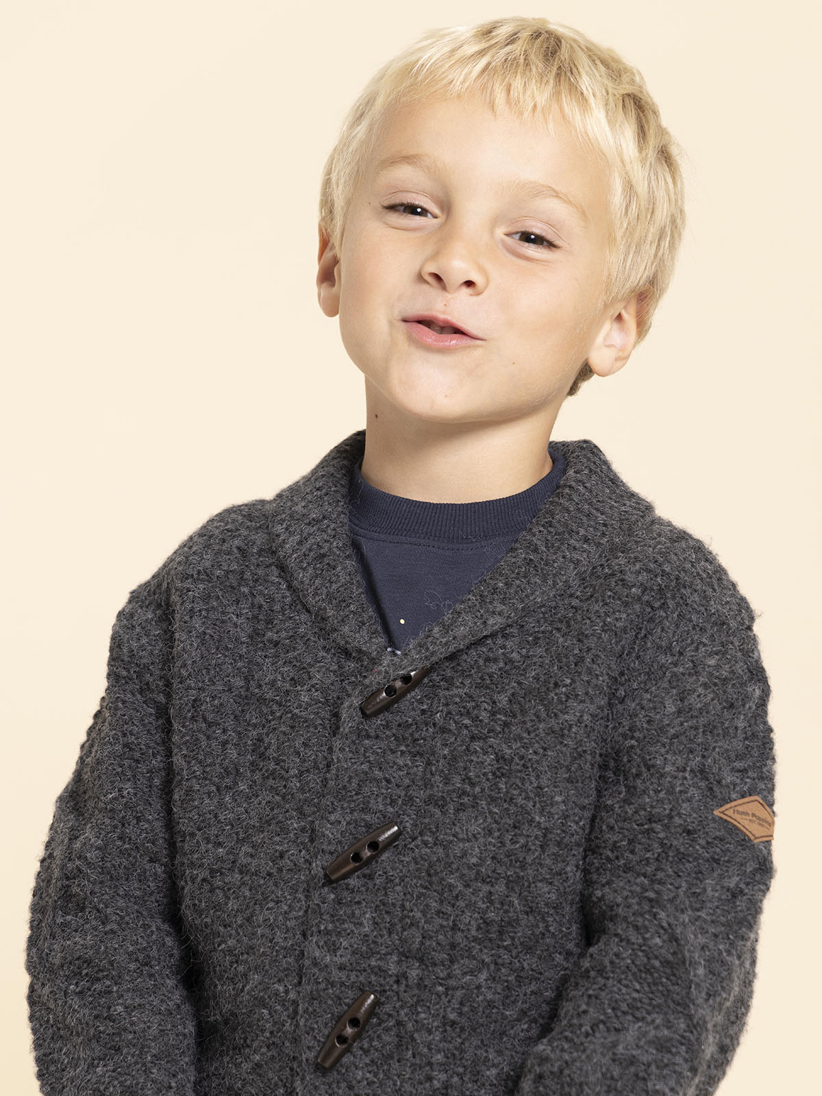 CHALECO ROY NIÑO GRIS HUSH PUPPIES KIDS - 2