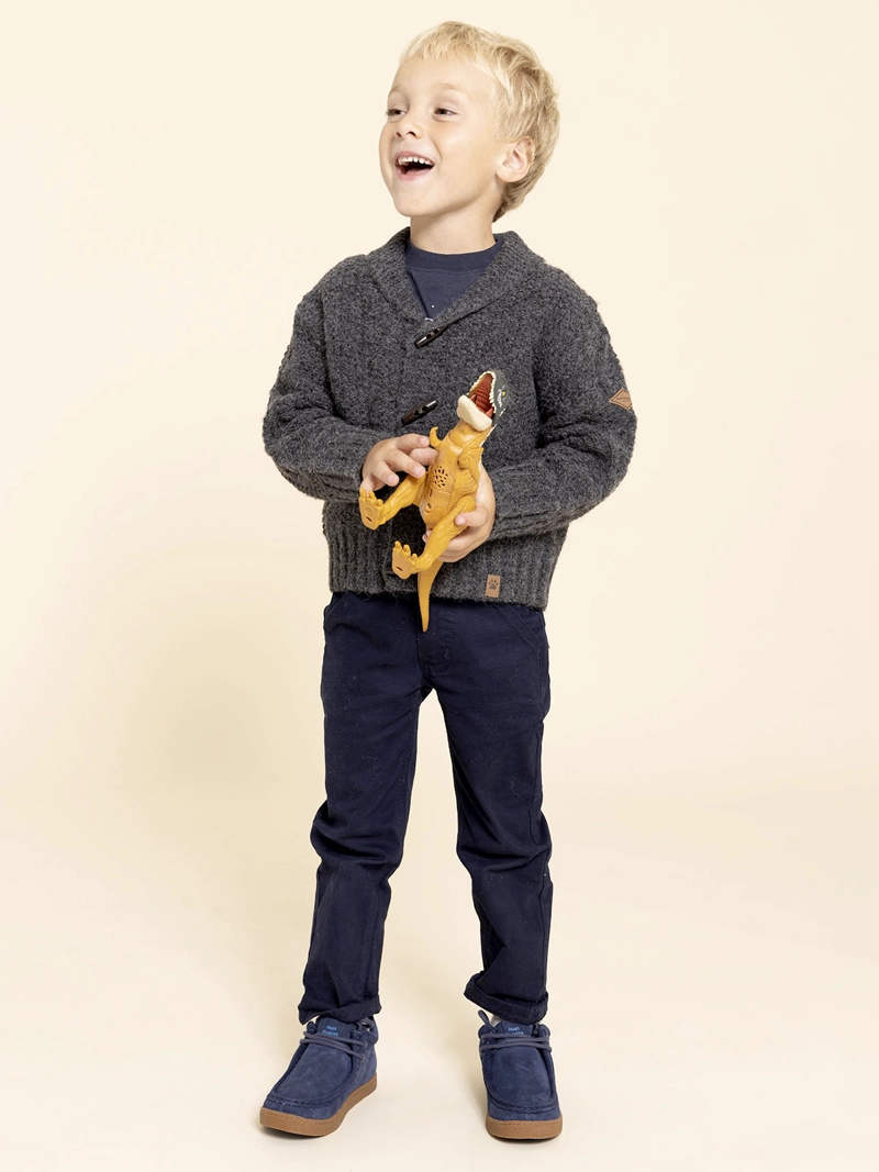 CHALECO ROY NIÑO GRIS HUSH PUPPIES KIDS - 5