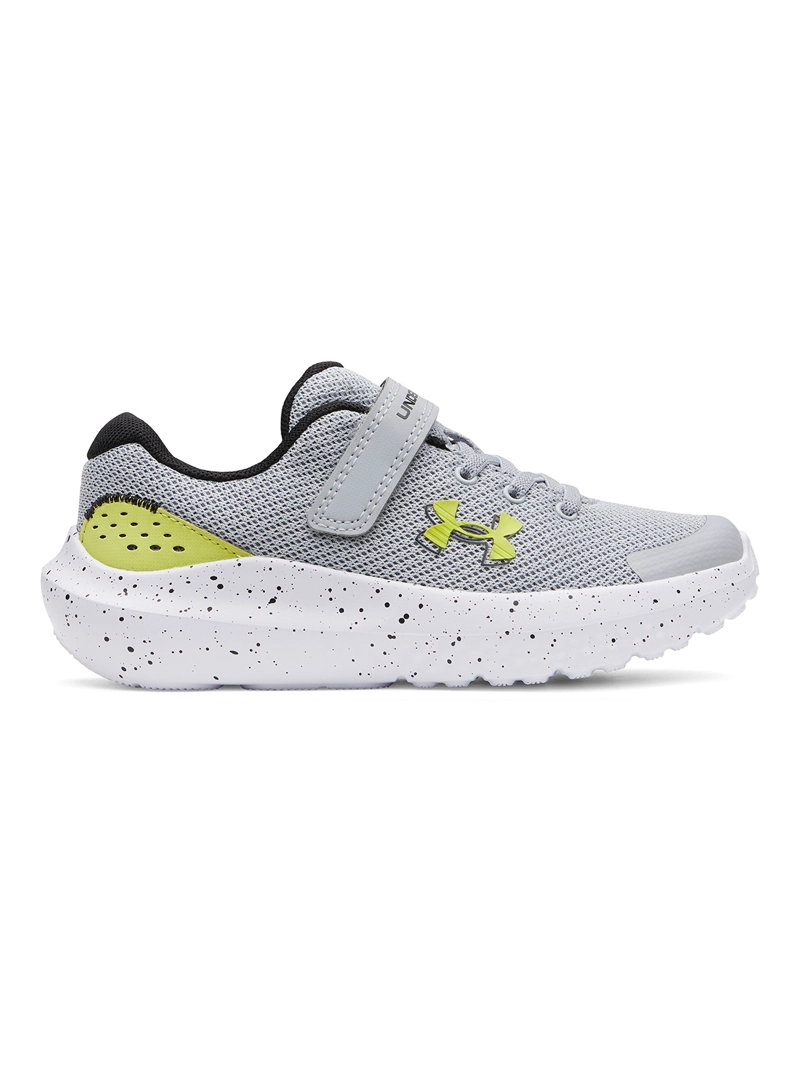ZAPATILLA PREESCOLAR UA SURGE 4 AC GRIS PARA NIÑO UNDER ARMOUR - 1