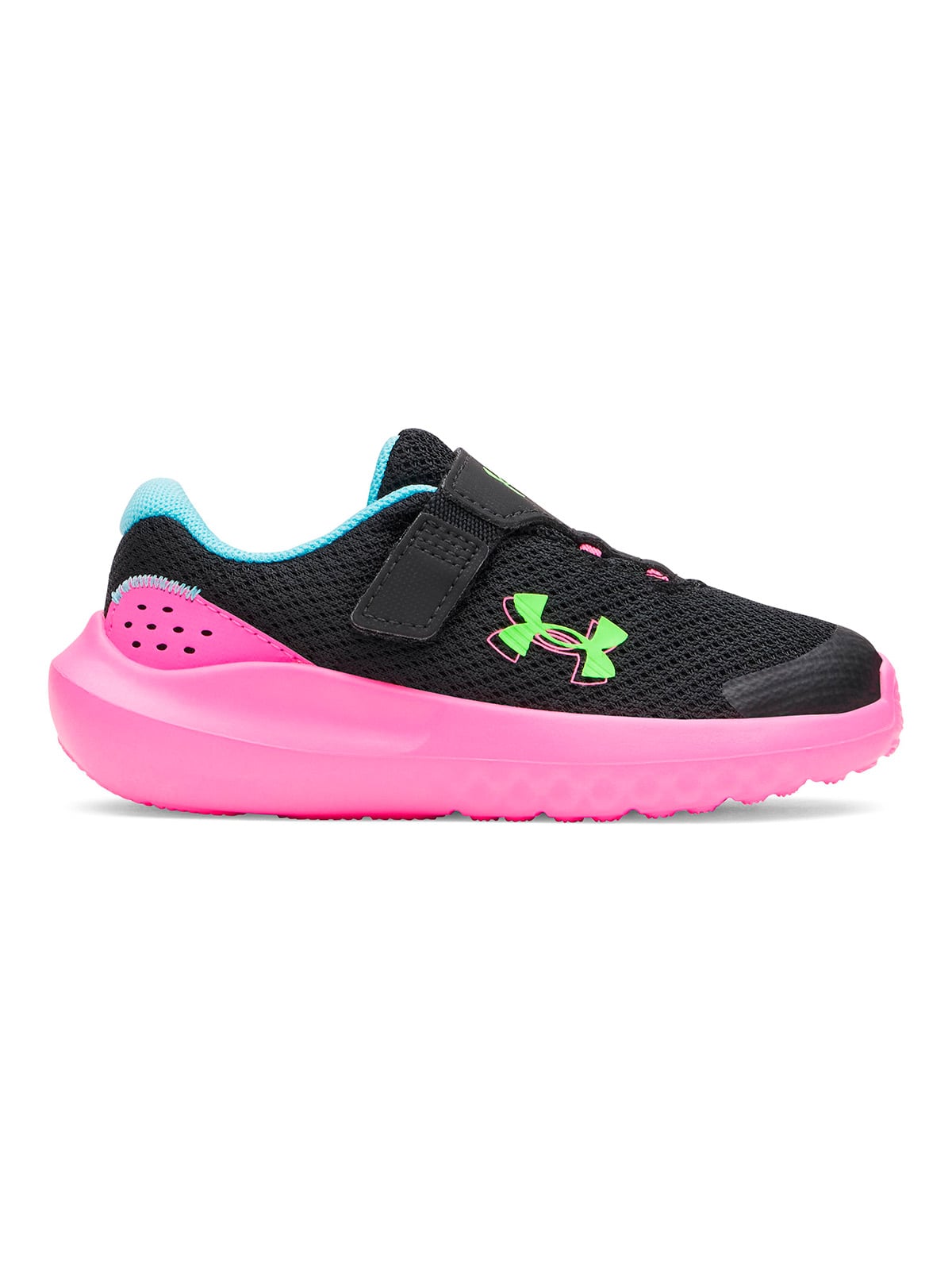ZAPATILLA INFANT UA SURGE 4 AC NEGRO PARA NIÑA UNDER ARMOUR - 1