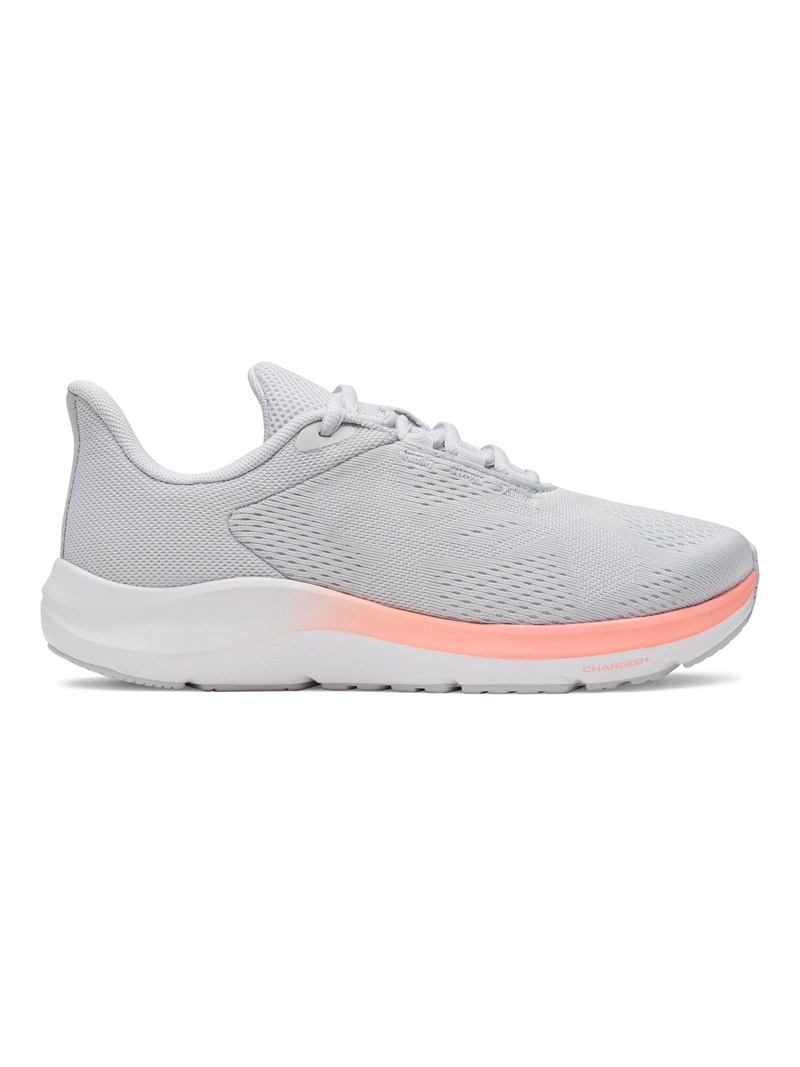 ZAPATILLA MUJER UA CHARGED PURSUIT 4 BIG LOGO GRIS UNDER ARMOUR - 1
