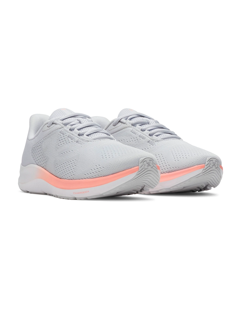 ZAPATILLA MUJER UA CHARGED PURSUIT 4 BIG LOGO GRIS UNDER ARMOUR - 6
