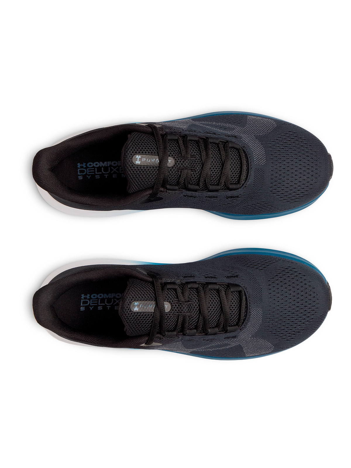 ZAPATILLA UA CHARGED PURSUIT 4 BIG LOGO NEGRO UNDER ARMOUR - 5