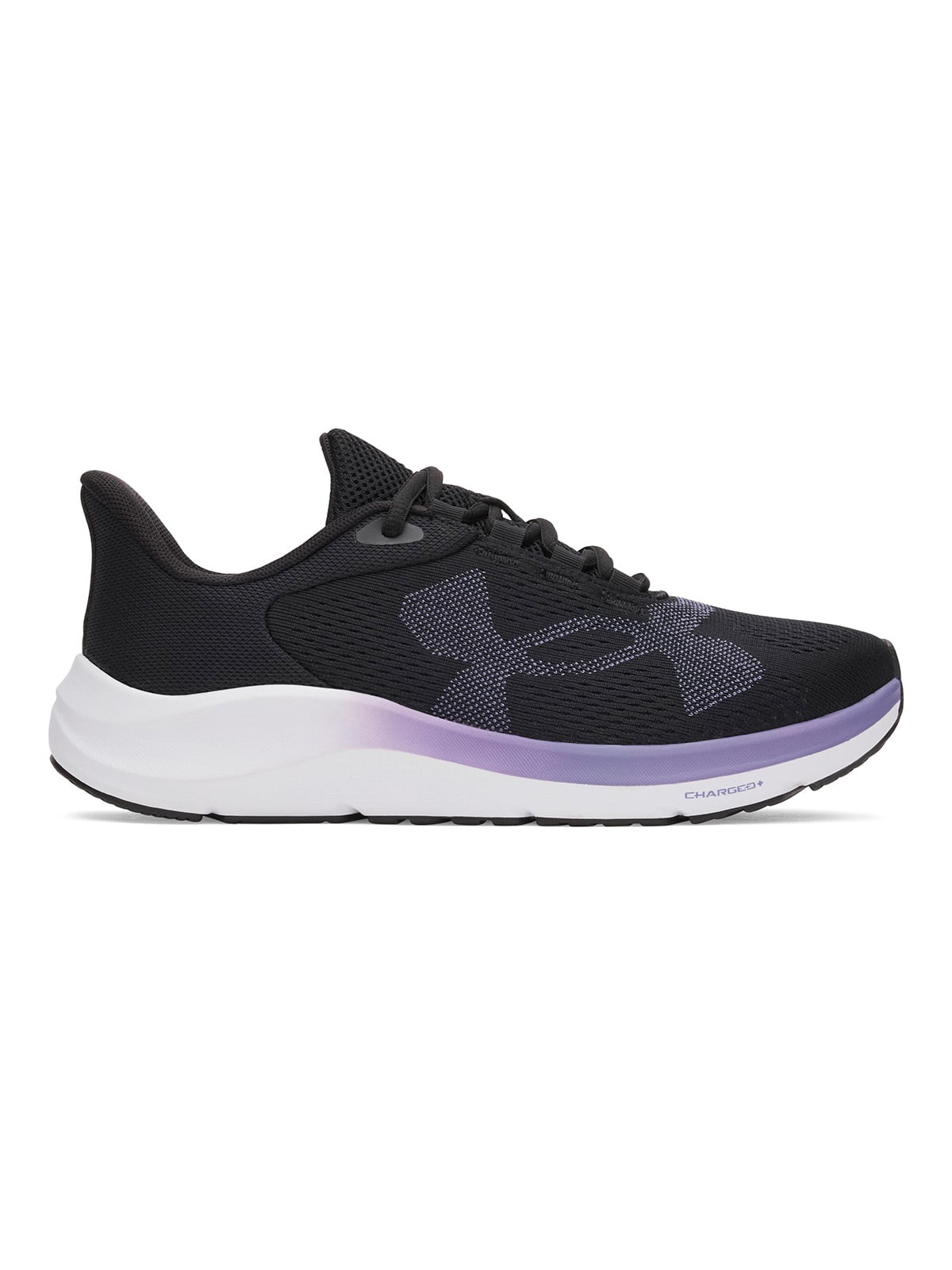 ZAPATILLA UA CHARGED PURSUIT 4 LOGO GRANDE NEGRO UNDER ARMOUR - 1
