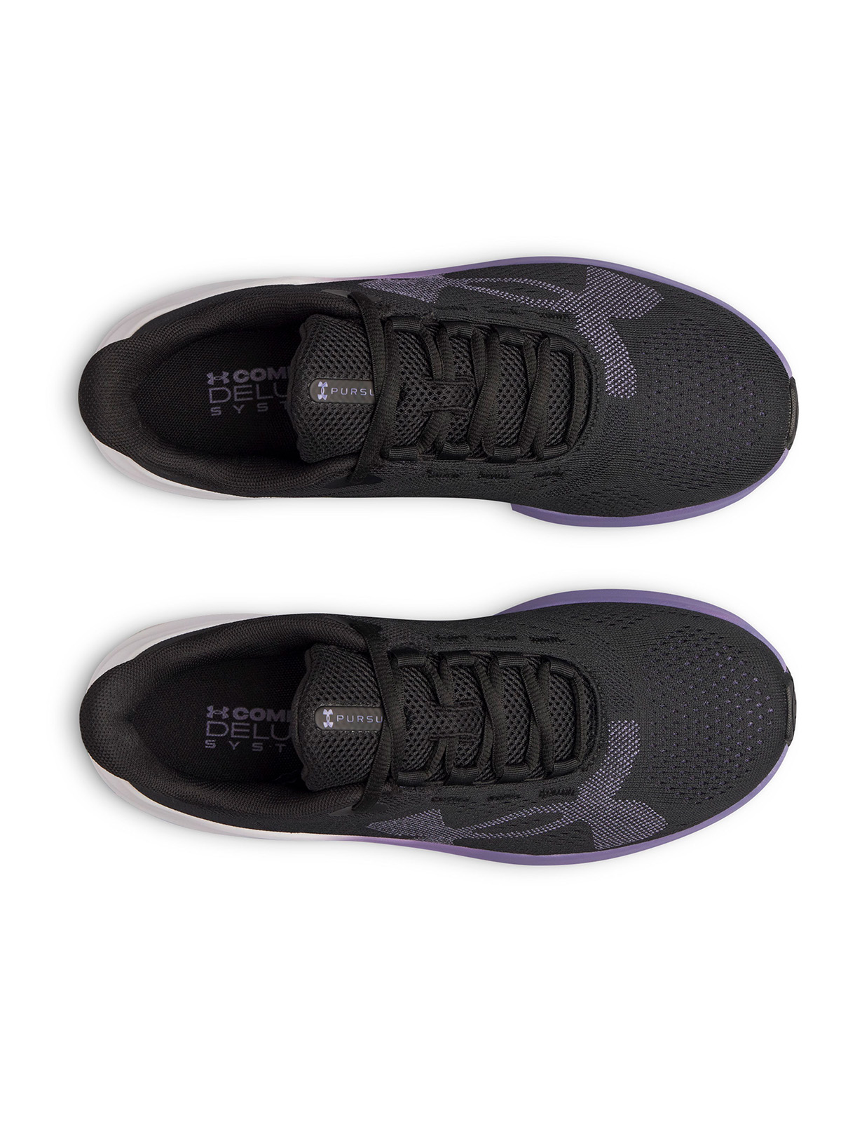 ZAPATILLA UA CHARGED PURSUIT 4 LOGO GRANDE NEGRO UNDER ARMOUR - 5
