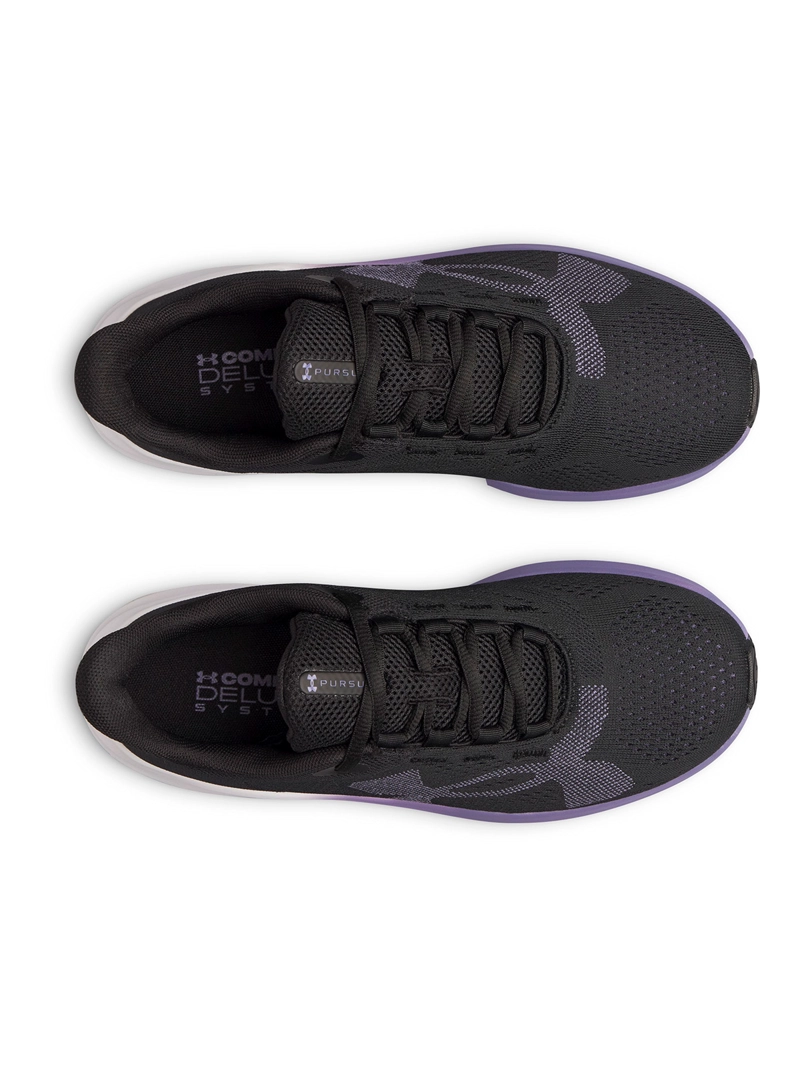 ZAPATILLA UA CHARGED PURSUIT 4 LOGO GRANDE NEGRO UNDER ARMOUR - 5