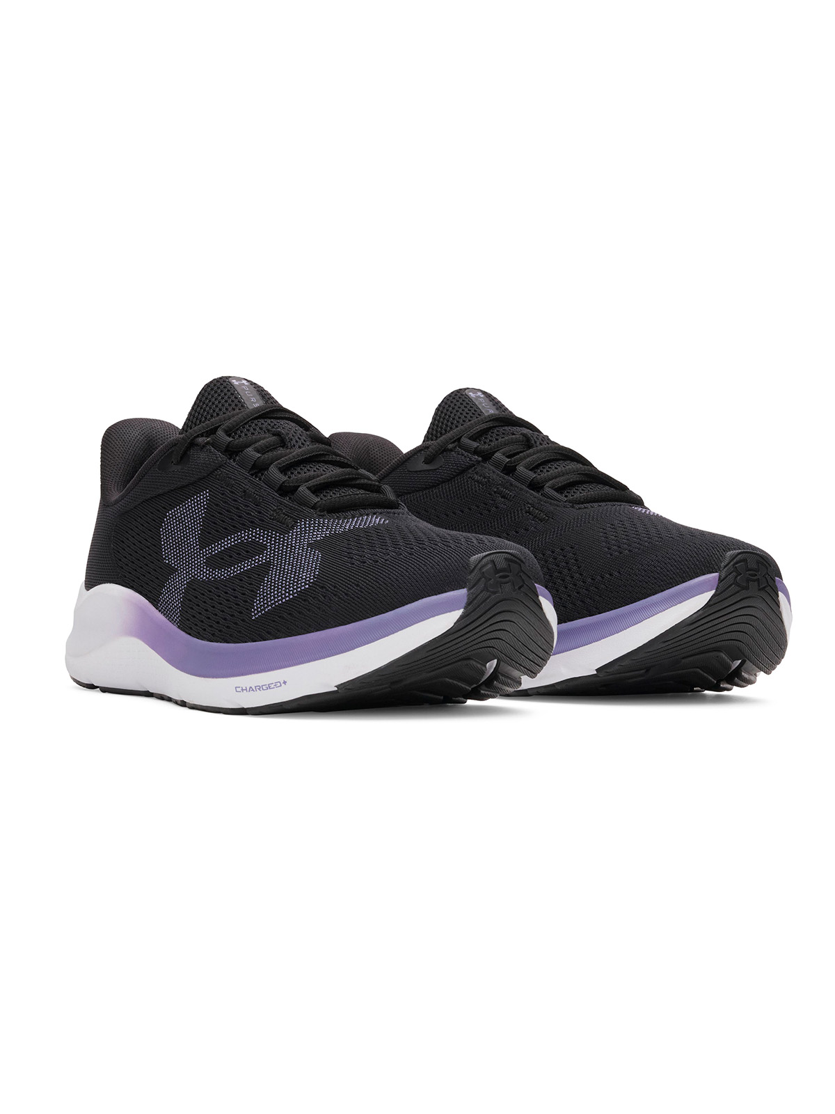 ZAPATILLA UA CHARGED PURSUIT 4 LOGO GRANDE NEGRO UNDER ARMOUR - 6