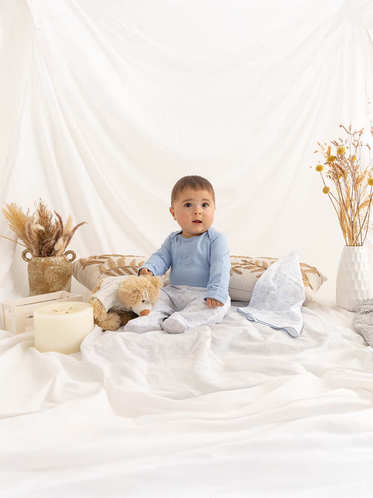SET DREAMS NIÑO CELESTE HUSH PUPPIES KIDS - 1