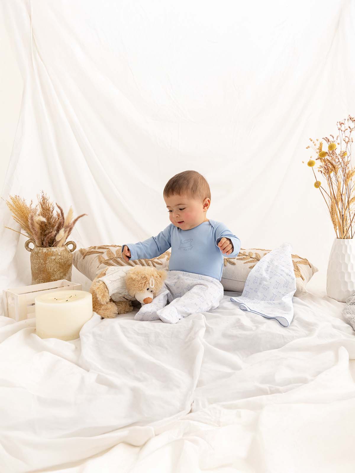 SET DREAMS NIÑO CELESTE HUSH PUPPIES KIDS - 2