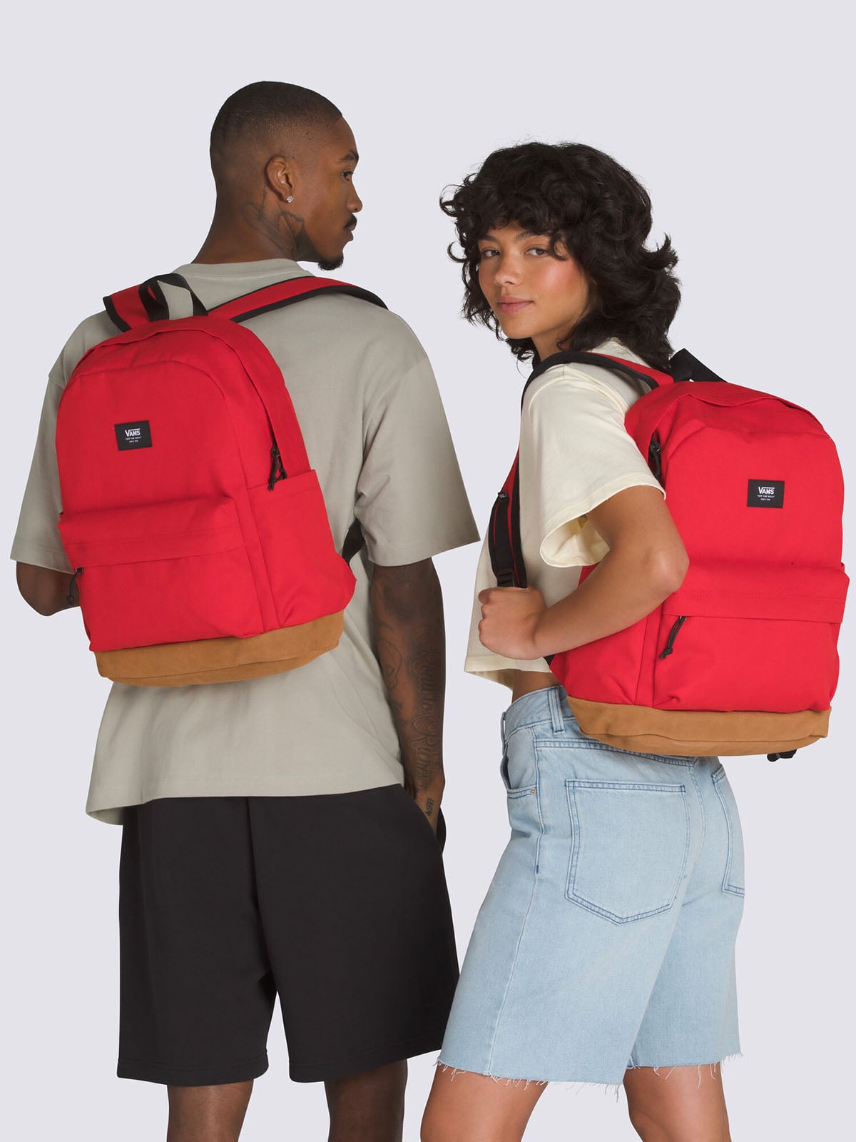 MOCHILA HOMBRE OLD SKOOL SPORT BACK ROJO VANS - 3