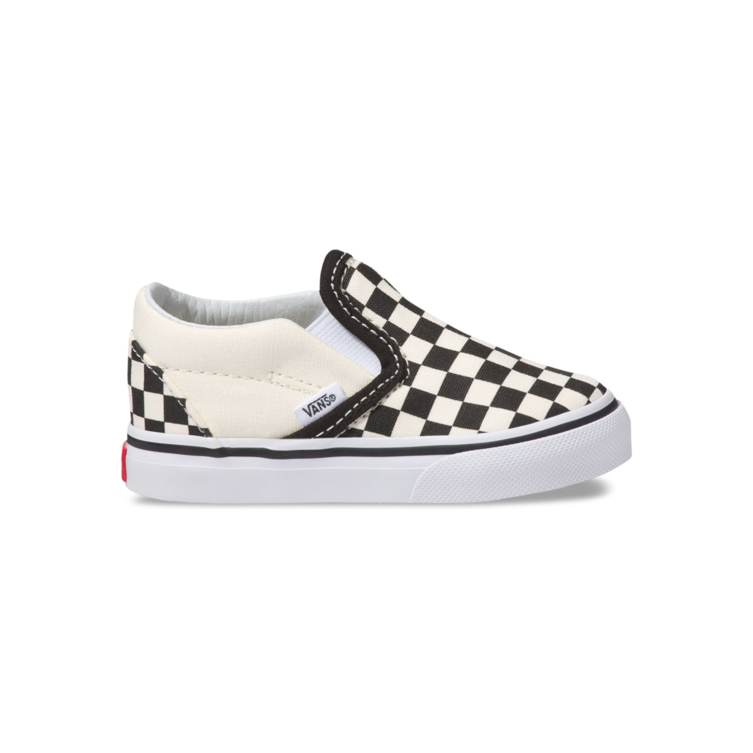 ZAPATILLA BEBE CLASSIC SLIP-ON BLK&WHTCHCKERBOARD VANS - 5