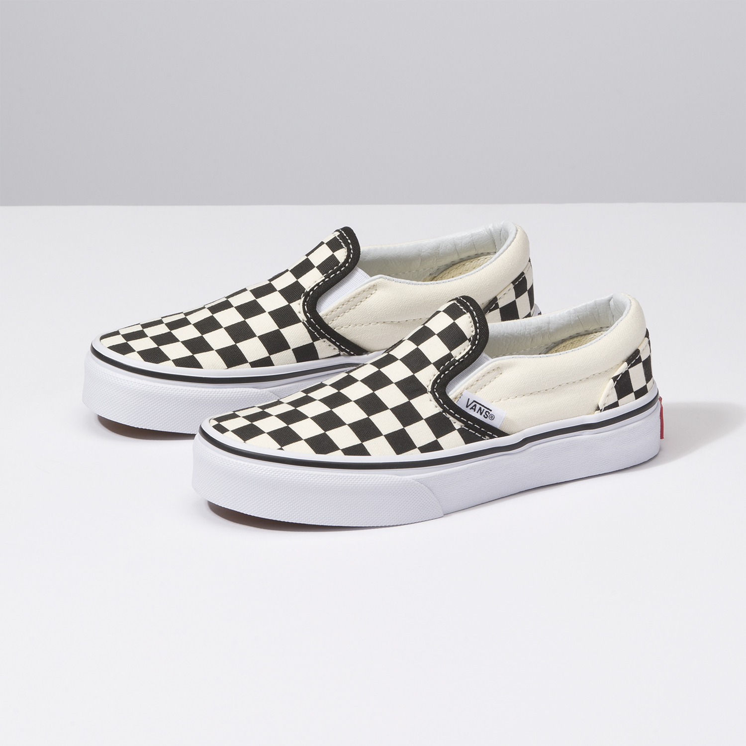 ZAPATILLA NIÑO CLASSIC SLIP-ON (CHECKERBOARD)BLACK VANS - 1