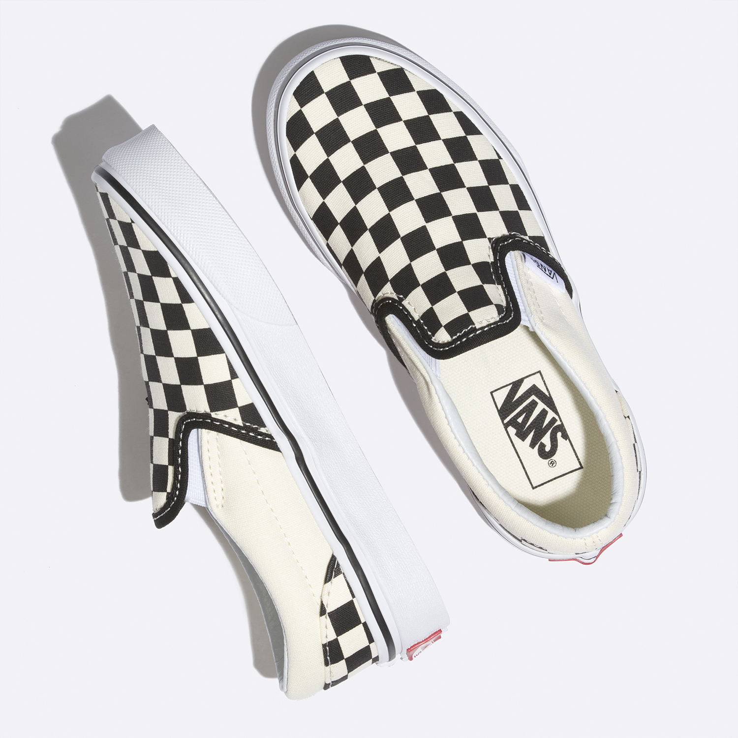 ZAPATILLA NIÑO CLASSIC SLIP-ON (CHECKERBOARD)BLACK VANS - 2