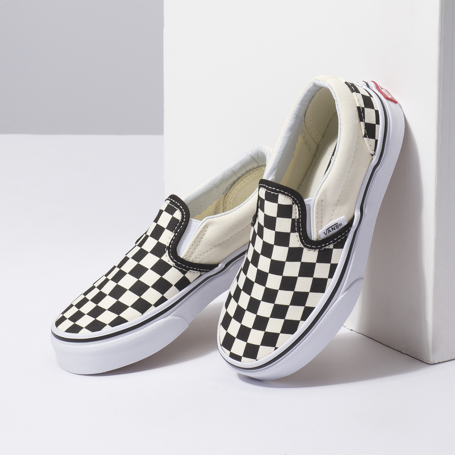 ZAPATILLA NIÑO CLASSIC SLIP-ON (CHECKERBOARD)BLACK VANS - 4