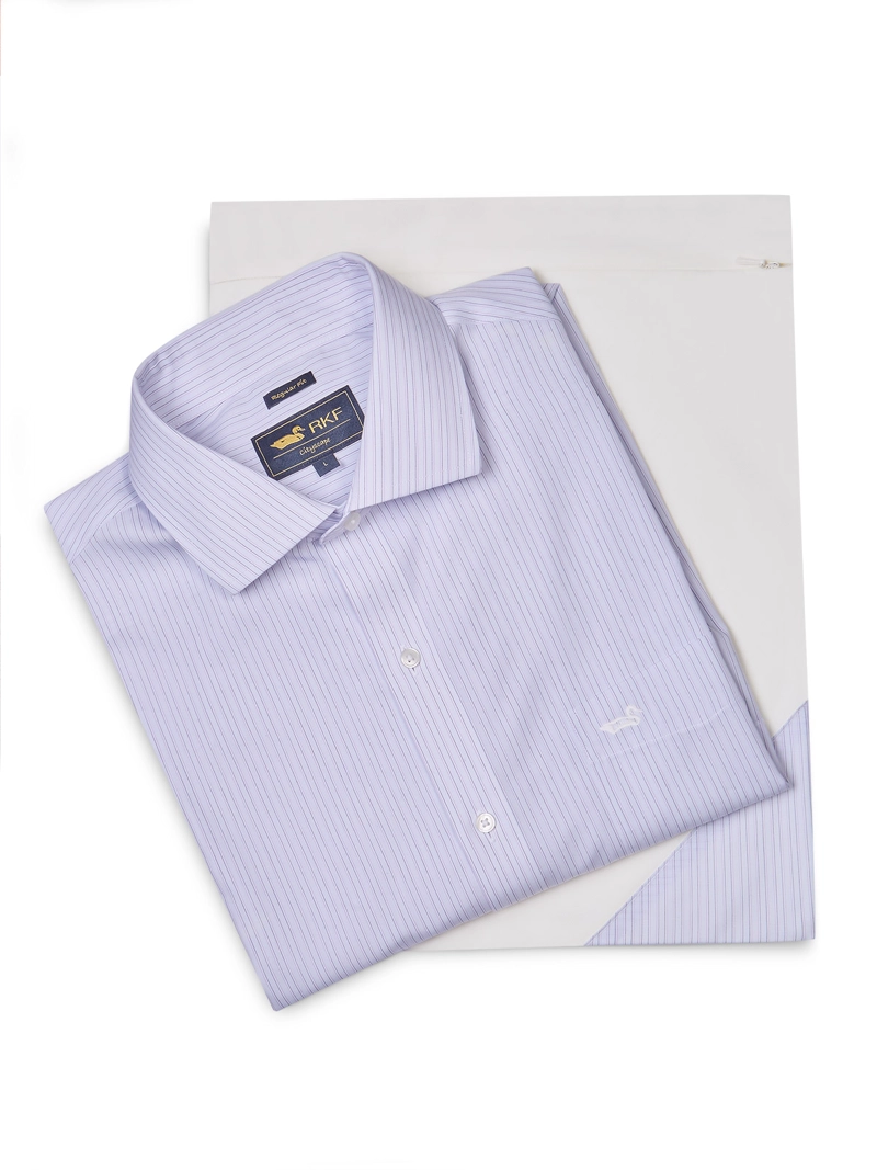 CAMISA CUELLO ITALIANO HOMBRE WF AZUL CLARO ROCKFORD - 6