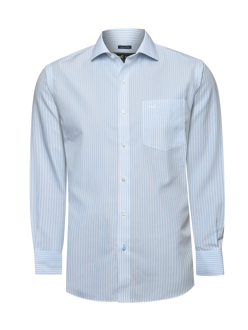 CAMISA CUELLO ITALIANO HOMBRE WF CELESTE  ROCKFORD - 2