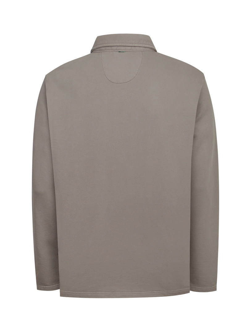 POLERON ALGODON ORGANICO HOMBRE CEUTA GRIS ROCKFORD - 2