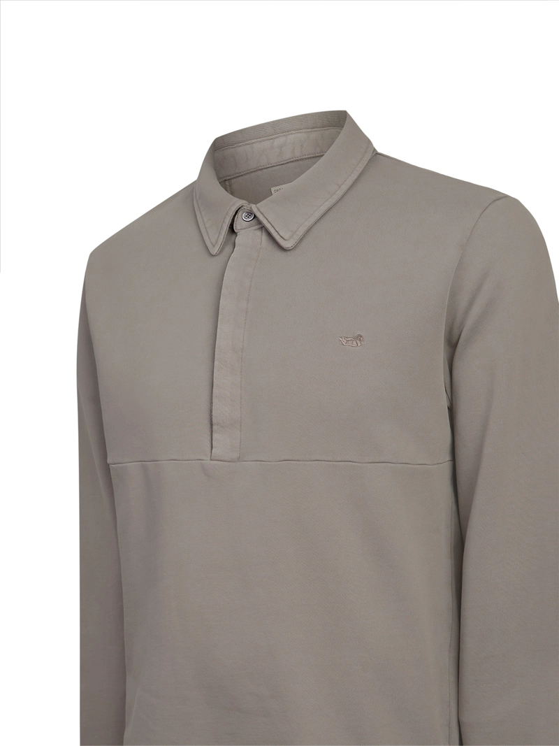 POLERON ALGODON ORGANICO HOMBRE CEUTA GRIS ROCKFORD - 4